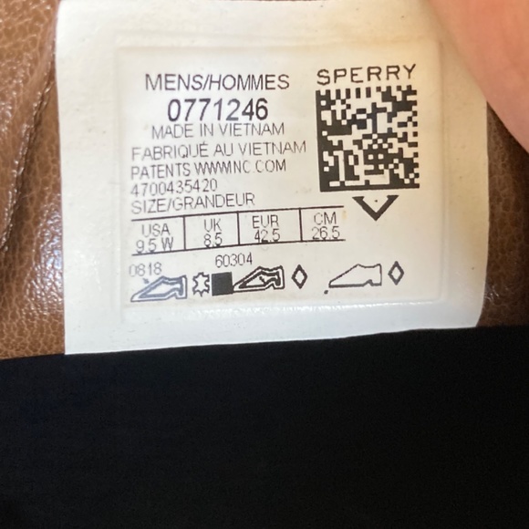 Sperry Top-Sider Men’s Beige - 9-1/2 - Picture 2 of 3